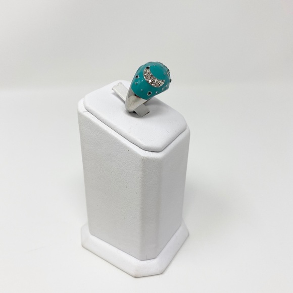 ⭐️4/$20⭐️ Teal Statement Ring - Picture 2 of 2